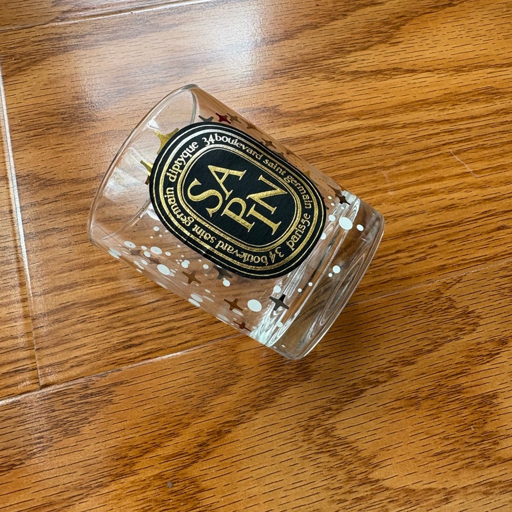 Empty Diptyque 2022 Christmas Sapin (pine) candle holder